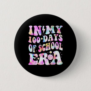 In My 100 Days Of School Era Retro Smile 100th Day 6 Cm Round Badge