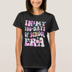 In My 100 Days Of School Era Retro Smile 100th Day T-Shirt