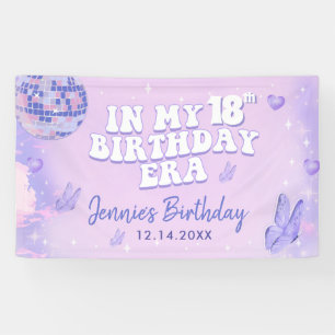 In My 18th Birthday Era Party Banner