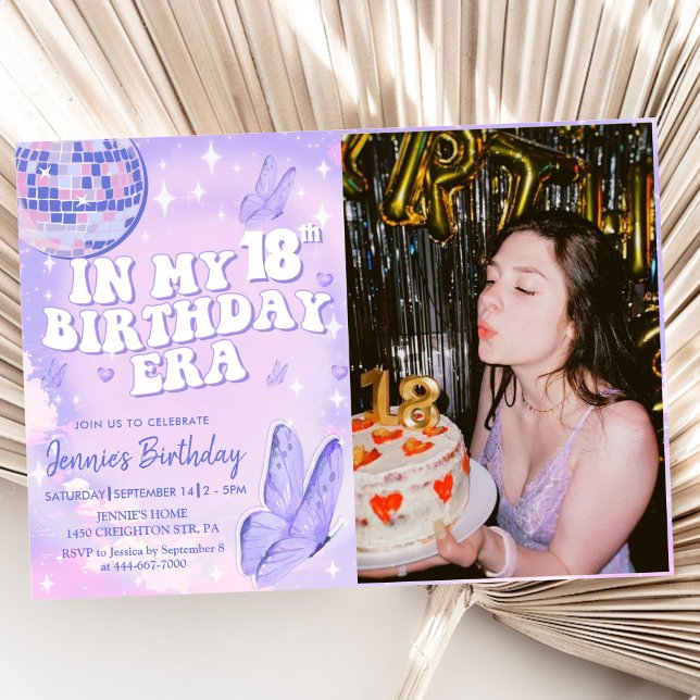 In My 18th Birthday Era Party Invitation (Creator Uploaded)