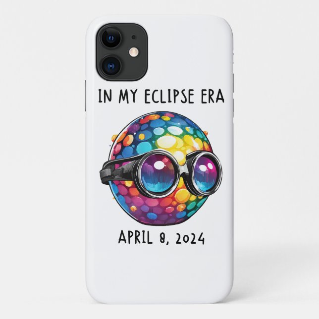 In My 2024 Solar Eclipse Era Case-Mate iPhone Case (Back)