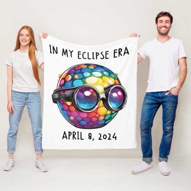 In My 2024 Solar Eclipse Era Fleece Blanket (In Situ)