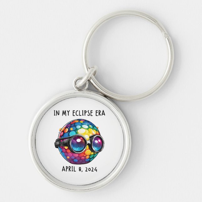 In My 2024 Solar Eclipse Era Key Ring (Front)