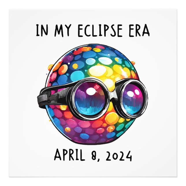 In My 2024 Solar Eclipse Era Photo Print (Front)
