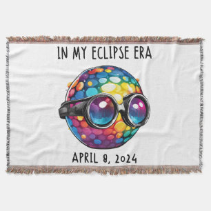 In My 2024 Solar Eclipse Era Throw Blanket