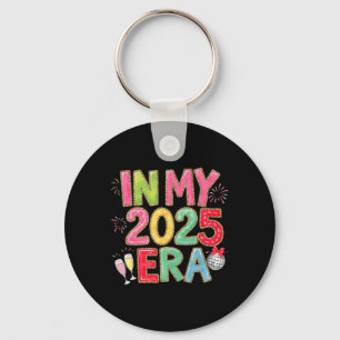 In My 2025 Era Disco Ball New Year Party Friends F Key Ring
