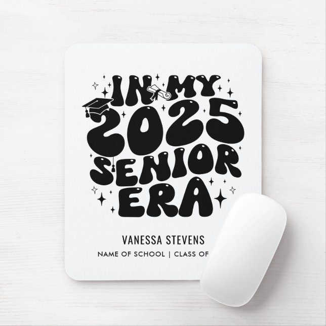In My 2025 Senior Era  Mouse Mat (With Mouse)