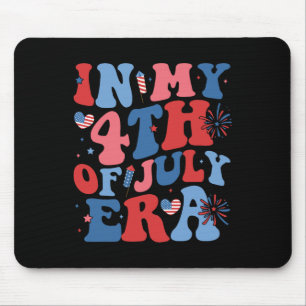 In My 4th Of July Era Funny Patriotic Usa Flag Ame Mouse Mat