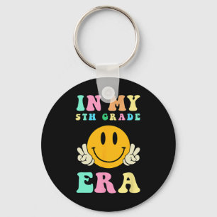 In My 5th Grade Era Back To School First Day Key Ring