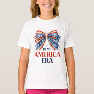 In My America Patriotic Bow Fourth Of July T-Shirt
