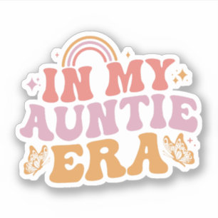 In My Auntie Era Baby Announcement for Aunt Groovy
