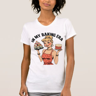 "In My Baking Era" Vintage Pin-Up Style for Bakers T-Shirt