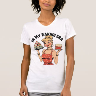 "In My Baking Era" Vintage Pin-Up Style for Bakers T-Shirt