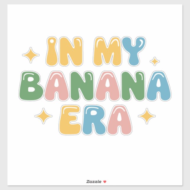 In My Banana Era Funny Bananas (Sheet)
