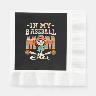 In My Baseball Mum Era Napkin