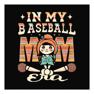 In My Baseball Mum Era Photo Print