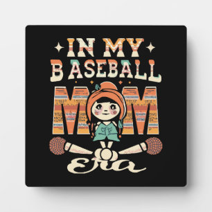 In My Baseball Mum Era Plaque