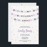 In My Birthday Era Birthday Party Invitation<br><div class="desc">This invitation features friendship bracelets spelling out "in my birthday era" for the perfect way to invite family and friends to your birthday party.</div>