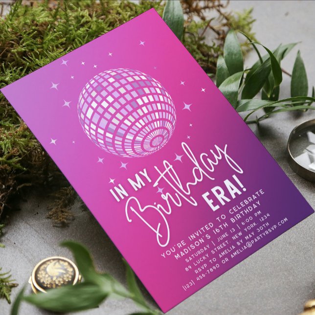 In My Birthday Era, Era Party, Eras Party Invitation (Creator Uploaded)