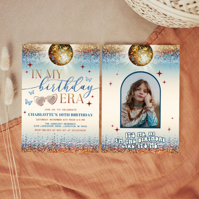 In My Birthday Era Invitation - Teen Birthday Girl (In My Birthday Era Invitation - Teen Birthday Girl)