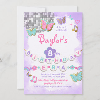 In My Birthday Era Party Invitation