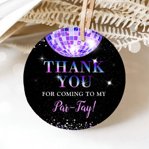 In My Birthday Era Purple Disco Birthday Favour Tags