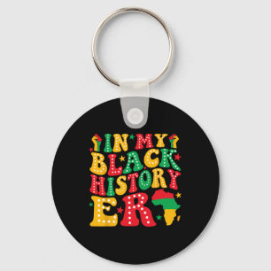 In My Black History Era Retro Black History Month Key Ring