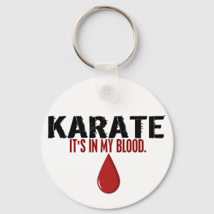 In My Blood KARATE Key Ring