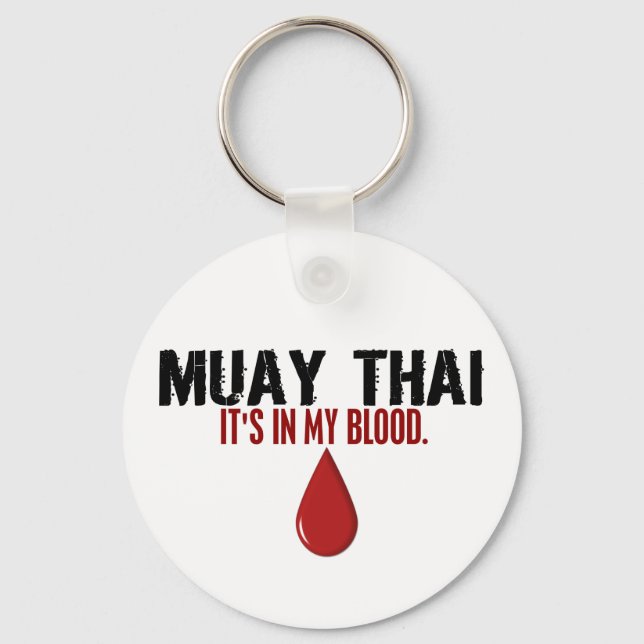 In My Blood MUAY THAI Key Ring (Front)