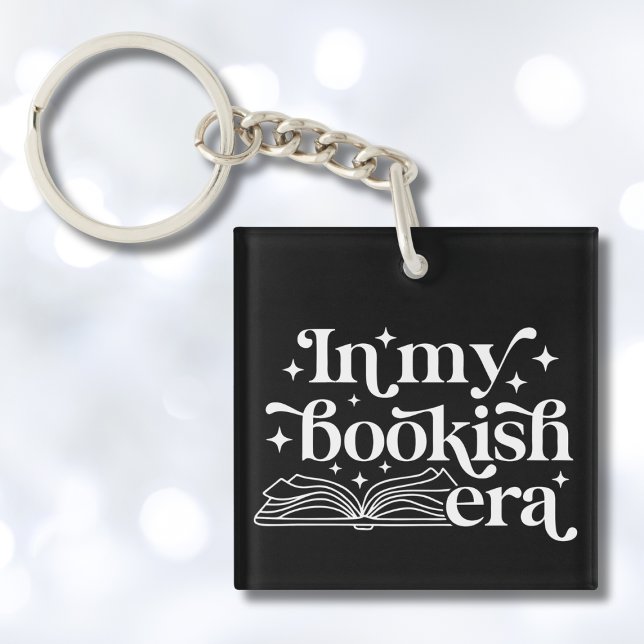 In my Bookish Era Black Key Ring (Creator Uploaded)