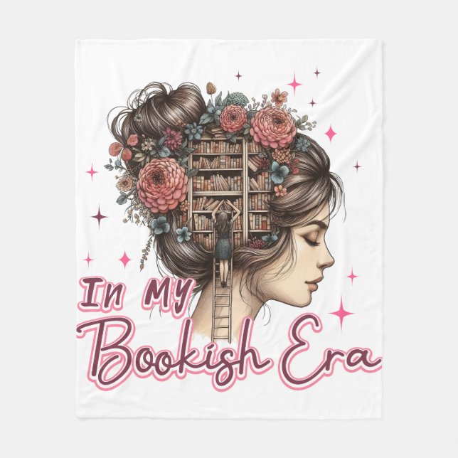 In My Bookish Era  Fleece Blanket (Front)