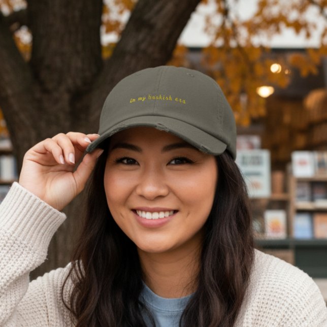 In My Bookish Era in Nickel Color Embroidered Hat (Creator Uploaded)