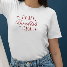 In My Bookish Era Red Script Book Lover's