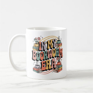 In My Bookworm Era – Retro Groovy 70’s Aesthetic  Coffee Mug