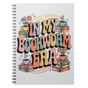 In My Bookworm Era – Retro Groovy 70’s Aesthetic Notebook
