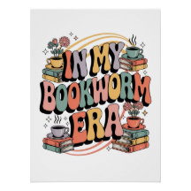 In My Bookworm Era – Retro Groovy 70’s Aesthetic