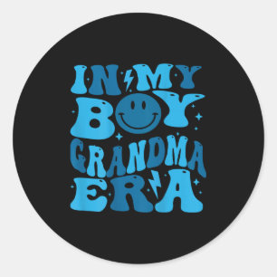 In My Boy Grandma Era  Classic Round Sticker