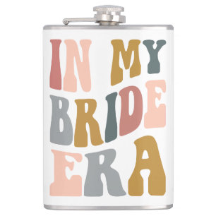In My Bride Era Boho Wedding Gift Hip Flask