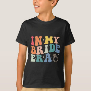 In My Bride Era Groovy Bachelorette Wedding Party T-Shirt