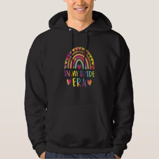In My Bride Era Groovy Engagement Fiance Bachelore Hoodie