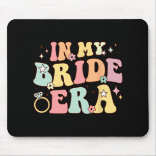 In My Bride Era Groovy Wedding Engagement Bachelor Mouse Mat