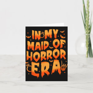 In My Bridesmaid Era Spooky Bachelorette Bridesmai Card