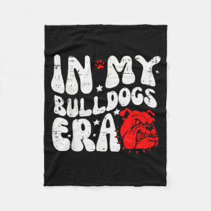 In My Bulldog Era Men Women Kids Boys Youth Teen G Fleece Blanket