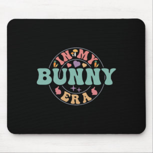 In My Bunny Era Groovy Happy Easter Day Rabbit Mouse Mat