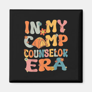 In My Camp Counsellor Era Retro Groovy Summer Camp Magnet