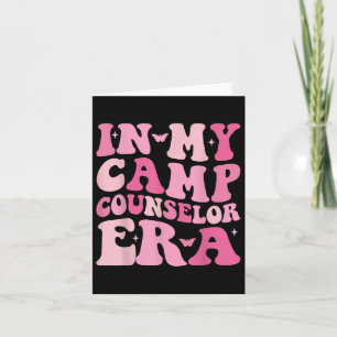 In My Camp Counsellor Era Retro Summer Vacation Ca Card