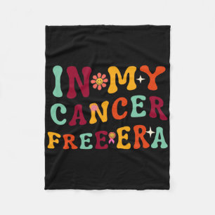 In My Cancer Free Era Survivor Breast Cancer Aware Fleece Blanket