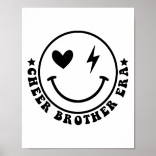 In My Cheer Brother Era Cheerleading Cheer Bro Tod Poster
