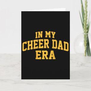 In My Cheer Dad Era Cheerleading Football Cheerlea Card