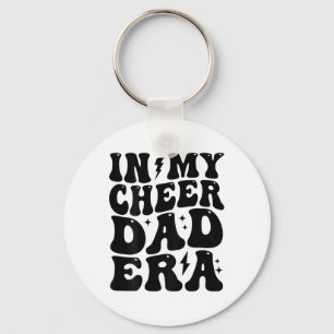 In My Cheer Dad Era Cheerleading Footbyll Cheerlea Key Ring